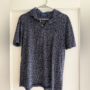 Polo by Ralph Lauren Blue Floral Soft-Touch Men's Polo Shirt